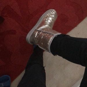 Gold Sparkle Ugg Boots